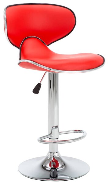 323645 Bar Stools 2 pcs Red Faux Leather 323645