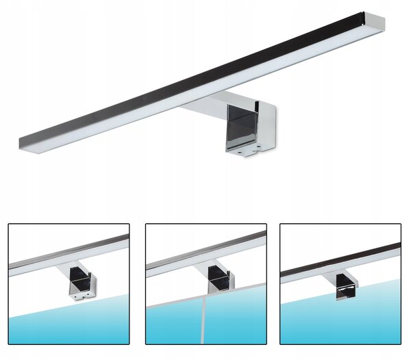 Nástěnné svítidlo Kwazar Luminaire stříbrné integrovaný LED zdroj 10 W