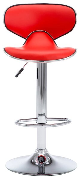 323645 Bar Stools 2 pcs Red Faux Leather 323645