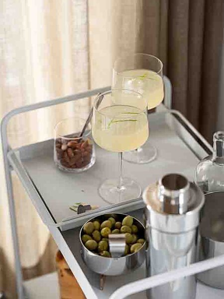 Zone Denmark Barový stolek na kolečkách A-Cocktail Black