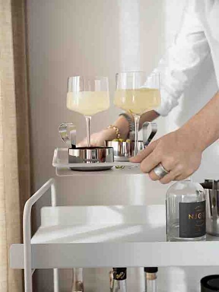 Zone Denmark Barový stolek na kolečkách A-Cocktail Black