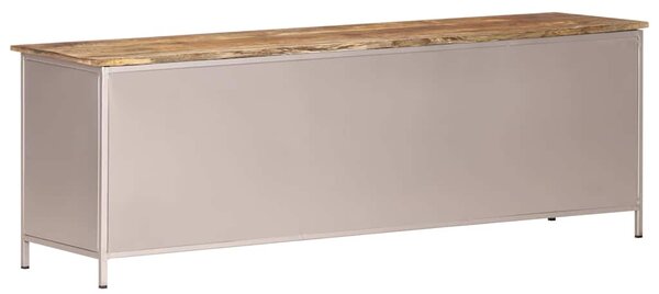 TV stolek 120 x 30 x 40 cm hrubé mangovníkové dřevo 323737