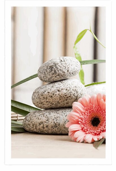 Plakát meditační a wellness zátiší