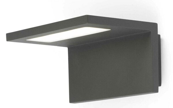 FARO ELE nástěnná lampa, tmavě šedá