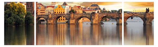 Obraz - Praha (170x50 cm)