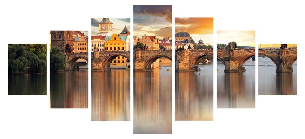 Obraz - Praha (210x100 cm)