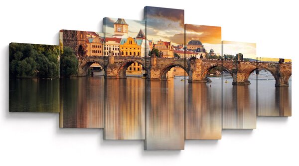 Obraz - Praha (210x100 cm)