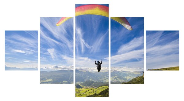 Obraz - Paragliding (125x70 cm)