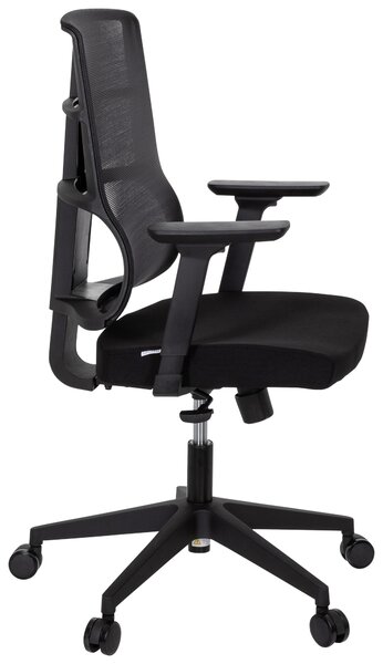 OTOČNÁ ŽIDLE, síťovina, plochá tkanina, černá MID.YOU - Online Only kancelářské židle, Online Only