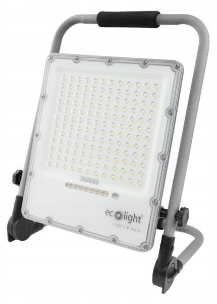 LED reflektor Eco Light s baterií 50W, barva světla 5000K, IP65