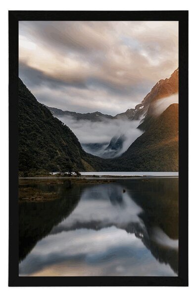 Plakát Milford Sound při východu slunce