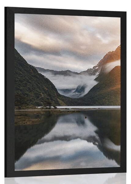 Plakát Milford Sound při východu slunce