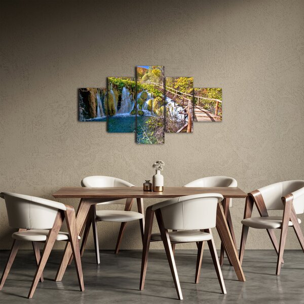 Obraz - Vstup na vodopády (125x70 cm)