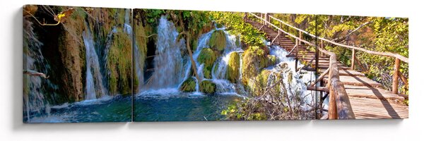 Obraz - Vstup na vodopády (170x50 cm)