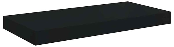 Plovoucí nástěnné police 2 ks černé 50 x 23,5 x 3,8 cm MDF 323830