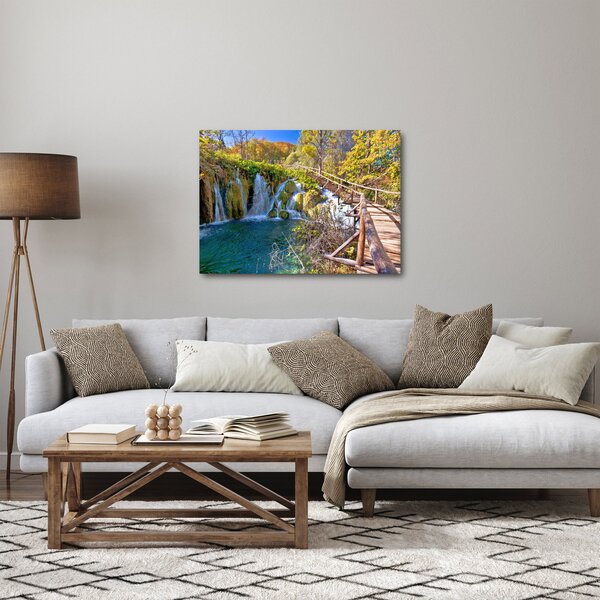 Obraz - Vstup na vodopády (70x50 cm)