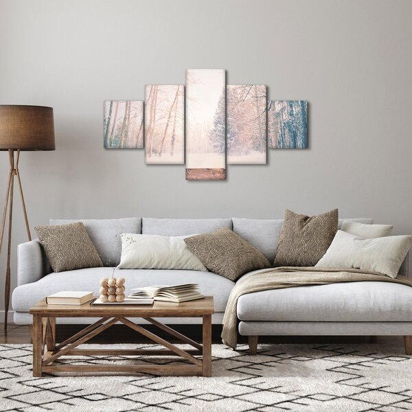 Obraz - Výhled do lesa (125x70 cm)