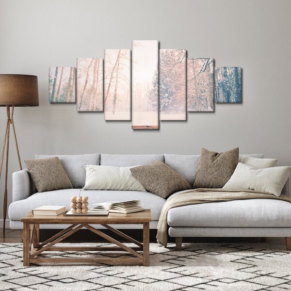 Obraz - Výhled do lesa (210x100 cm)