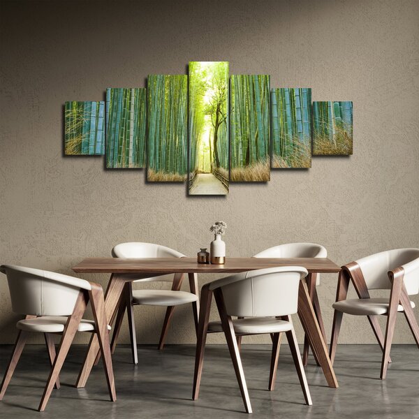 Obraz - Ulička s bambusy (210x100 cm)