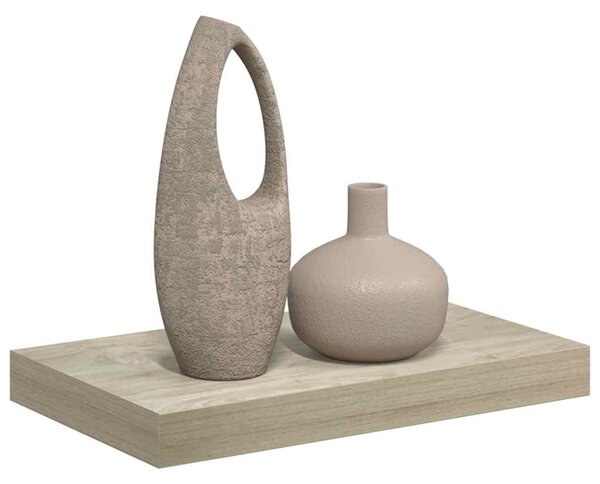 Plovoucí nástěnná police dub 40 x 23,5 x 3,8 cm MDF 323868