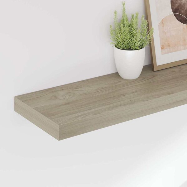 Plovoucí nástěnné police 4 ks dub 80 x 23,5 x 3,8 cm MDF 323879