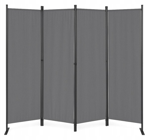 Zahradní Paraván MultiGarden 4dílná 167x216 cm šedá