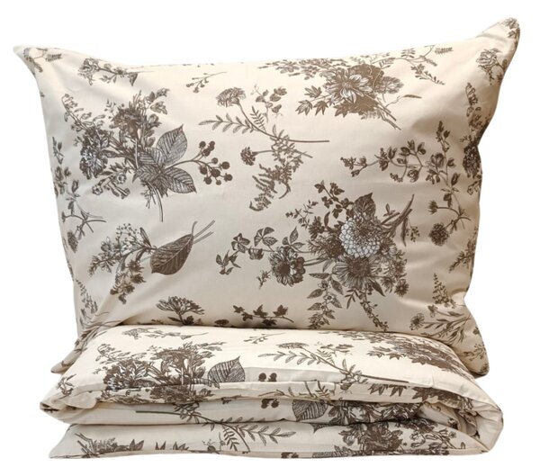 Povlečení deluxe ranforce bavlněné Heraklion TiaHome - 1x Polštář 90x70cm, 1x Přikrývka 140x200cm