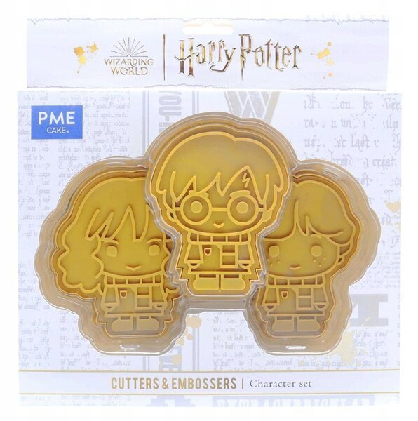 PME 3 formičky (razítka) na sušenky a cukrovou hmotu Harry Potter