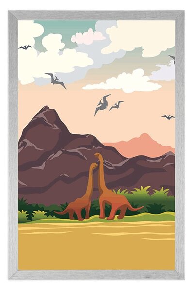 Plakát země dinosaurů