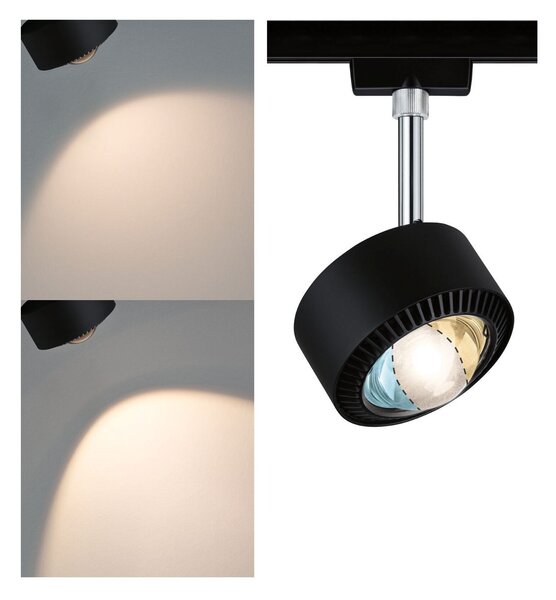 P 96771 URail LED lištový spot Aldan spot 8W CCT 230V černá mat - PAULMANN