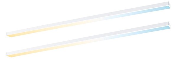 P 98623 LED podskříňkové svítidlo Inline 2x6W rozšiřovací sada 550x26mm 24V bílá mat - PAULMANN