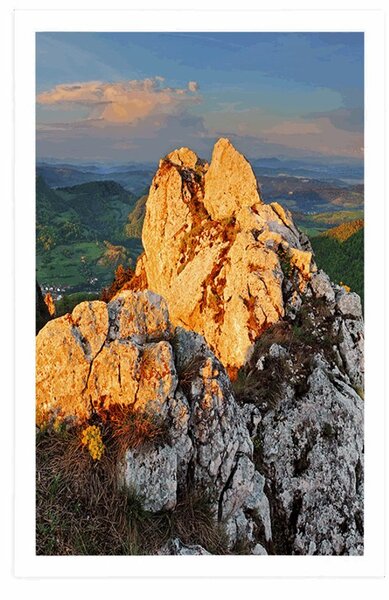 Plakát krásná Vršatská bradla na Slovensku