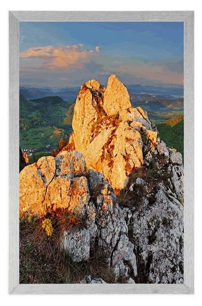Plakát krásná Vršatská bradla na Slovensku