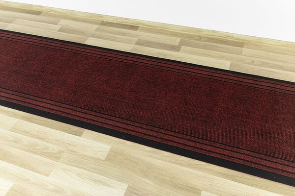 AW Čistící zóna běhoun pogumovaná Rekord 877 bordó Šíře: 80 cm
