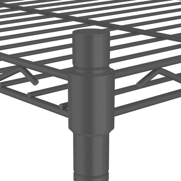 Úložný regál 5 polic 90 x 35 x 180 cm černý 250 kg 324624