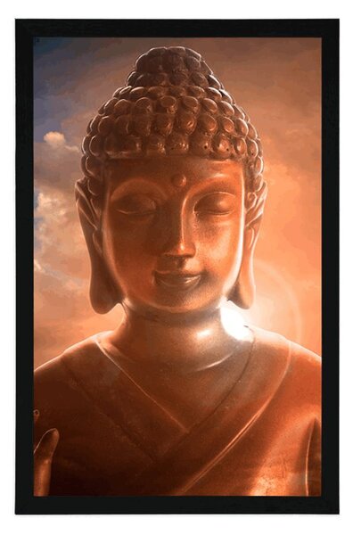 Plakát Buddha mezi oblaky