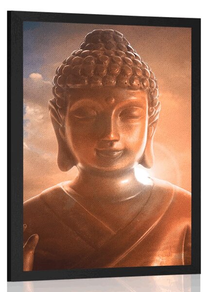 Plakát Buddha mezi oblaky