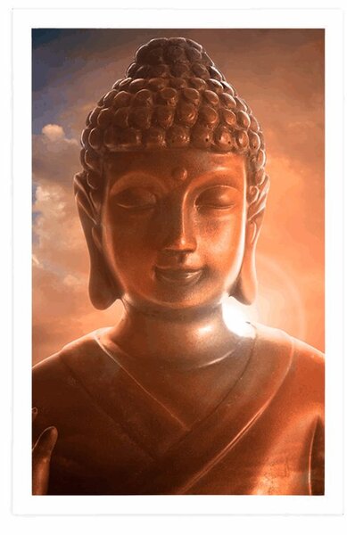 Plakát Buddha mezi oblaky