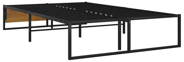 Rám postele černý kovový 120 x 200 cm 324815