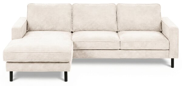 ROHOVÁ SEDAČKA, textil, krémová Livetastic - Sedací soupravy, Online Only