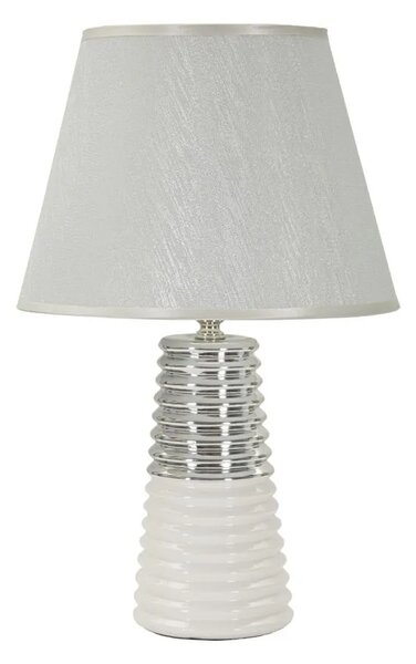 Mauro Ferretti Stolní lampa Candela 41 cm stříbrná