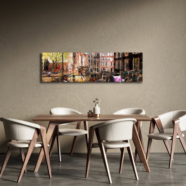 Obraz - Amsterdam (170x50 cm)
