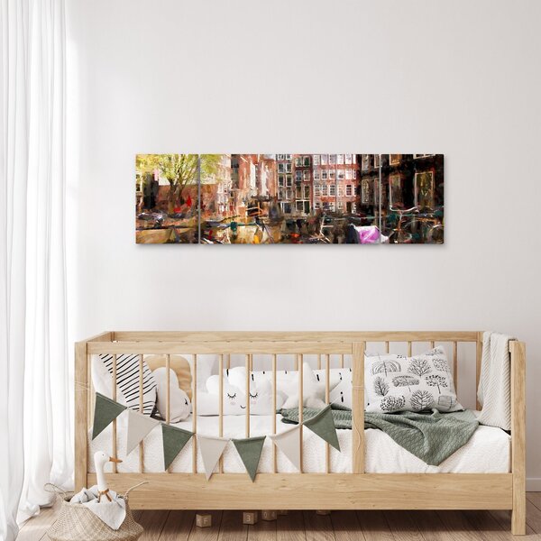 Obraz - Amsterdam (170x50 cm)