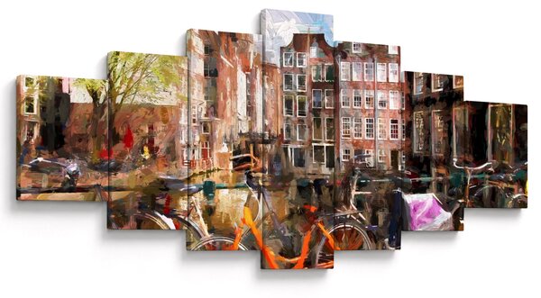 Obraz - Amsterdam (210x100 cm)