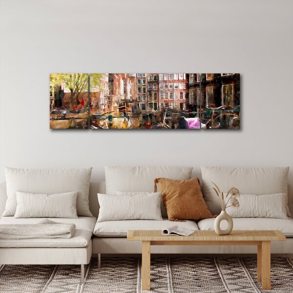 Obraz - Amsterdam (170x50 cm)