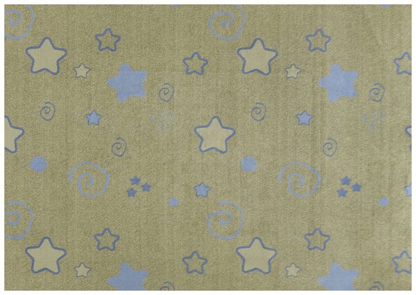 Balta Kusový koberec Stars Pastelový Hvězdy béžový Rozměr: 150x200 cm