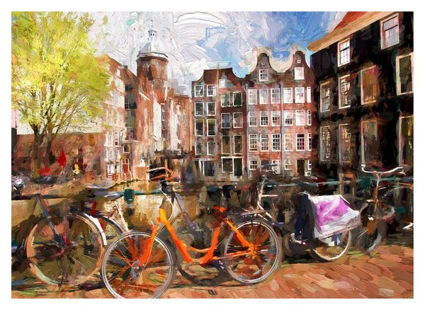 Obraz - Amsterdam (70x50 cm)