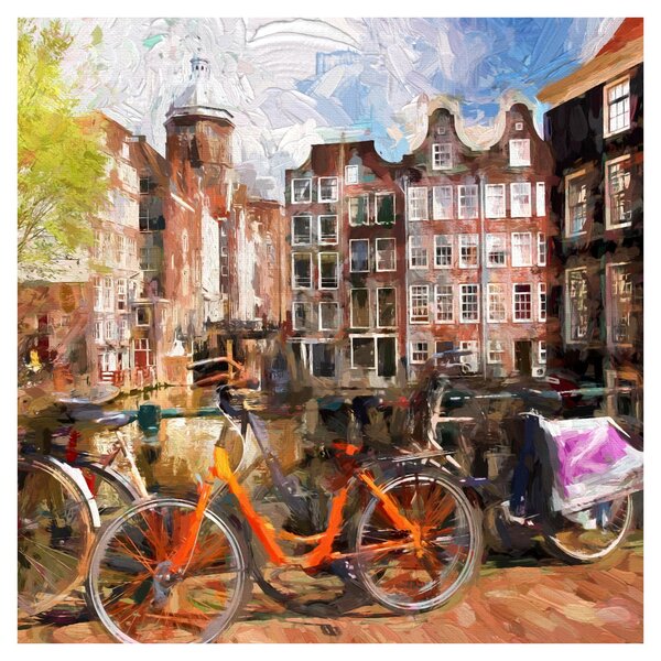 Obraz - Amsterdam (30x30 cm)