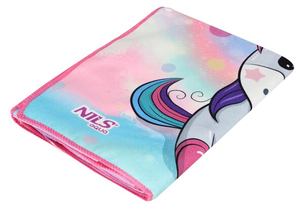 NAR20 UNICORN RUČNÍK - PONČO Z MIKROVLÁKNA NILS AQUA