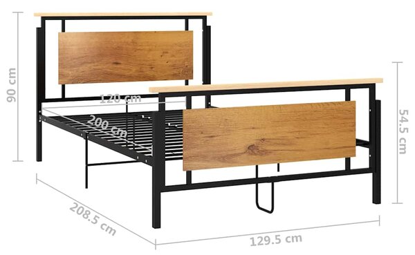 Rám postele kov 120 x 200 cm 324871